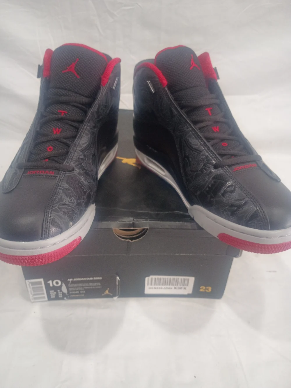 Jordan Dub Zero Shoe Box - Black/Gold